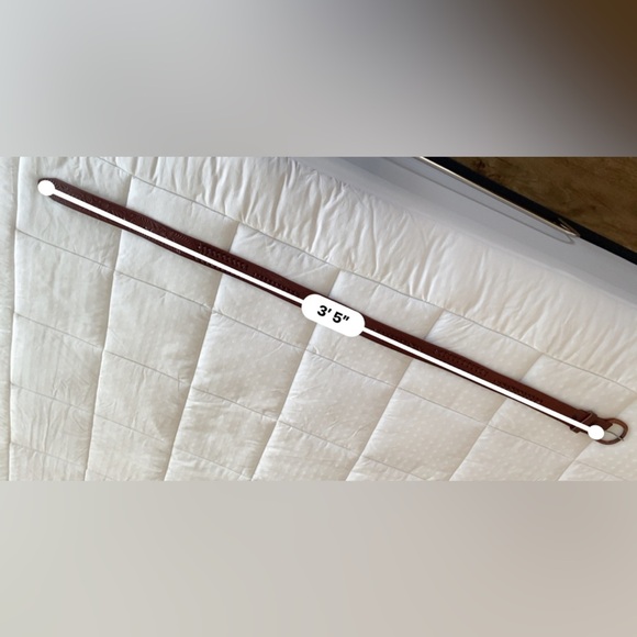 Leather Belt Made In Mexico Hand Tooled size 34 - Picture 8 of 12